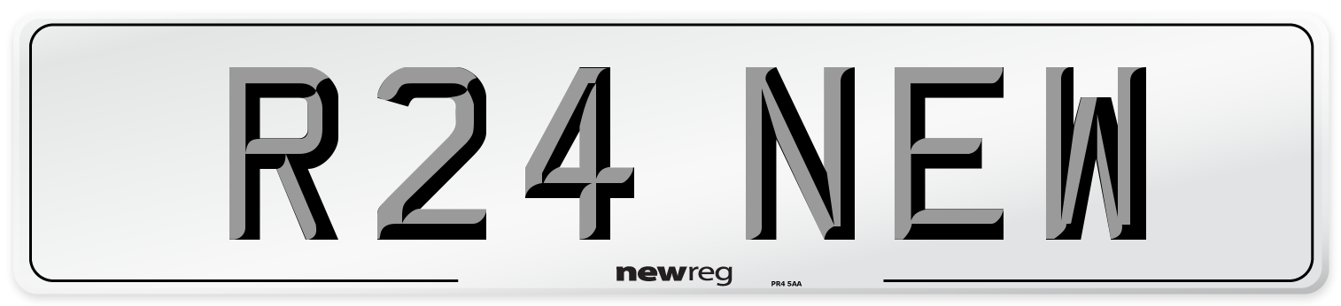 R24 NEW Number Plate from New Reg